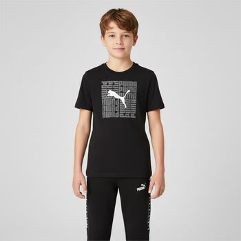 Boys Black Logo T-Shirt