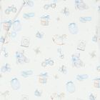 Baby Boys White & Blue Toys Babygrow, 1, hi-res