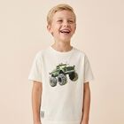 Boys Ivory Monster Truck T-Shirt, 1, hi-res