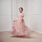 Girls Pink Sequin & Organza Dress, 1, hi-res