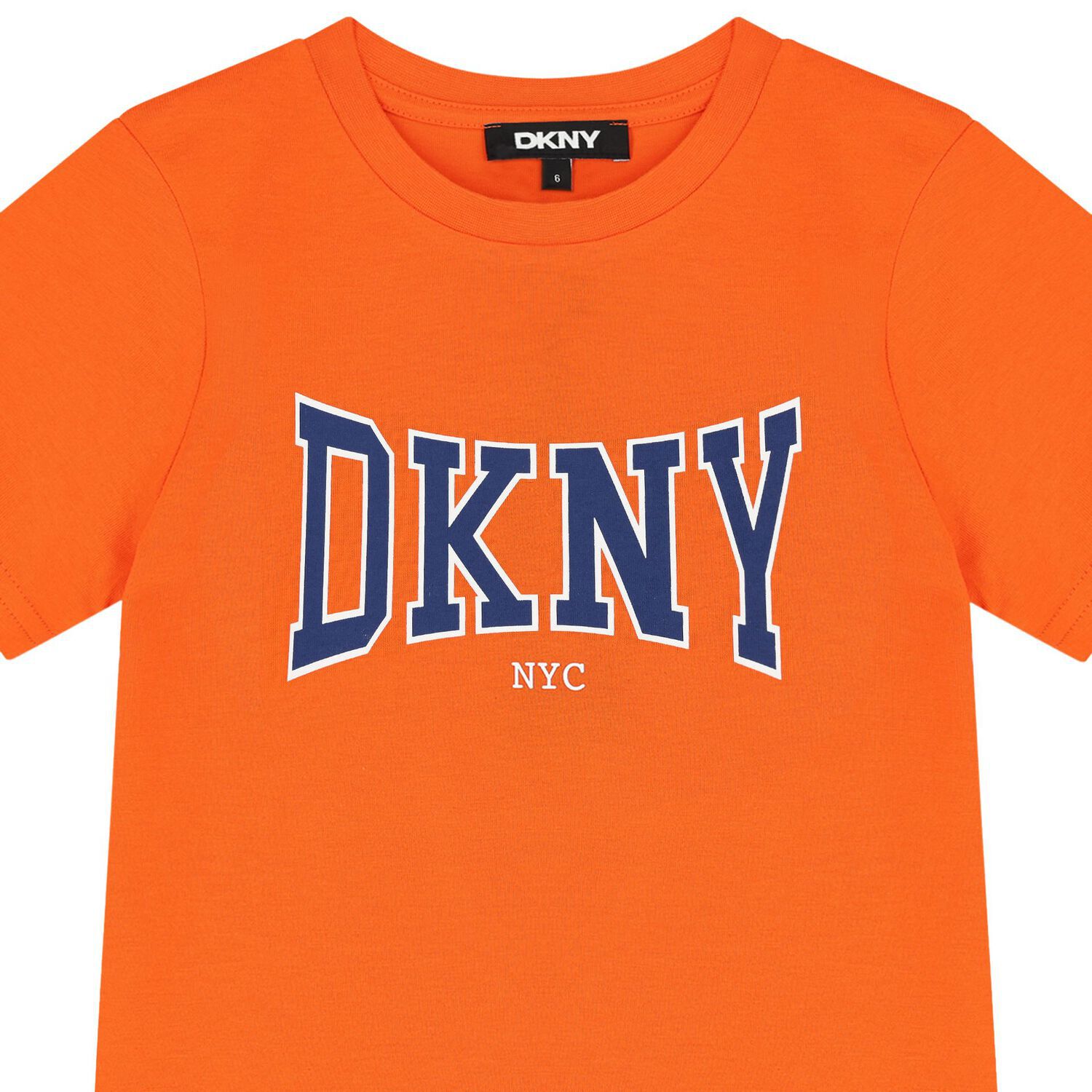 Boys Orange Logo T-Shirt, 1, hi-res