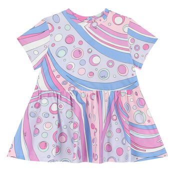 Younger Girls Pink & Lilac Fontane Dress