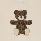 Beige Teddy Logo T-Shirt, 1, hi-res