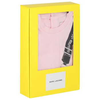 Younger Girls Pink Logo Bag Dress