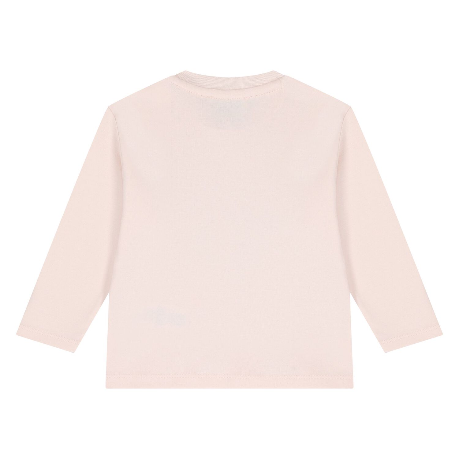 Younger Girls Beige Tiger Long Sleeve Top, 1, hi-res