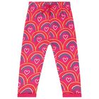 Younger Girls Pink Rainbow Tracksuit, 1, hi-res