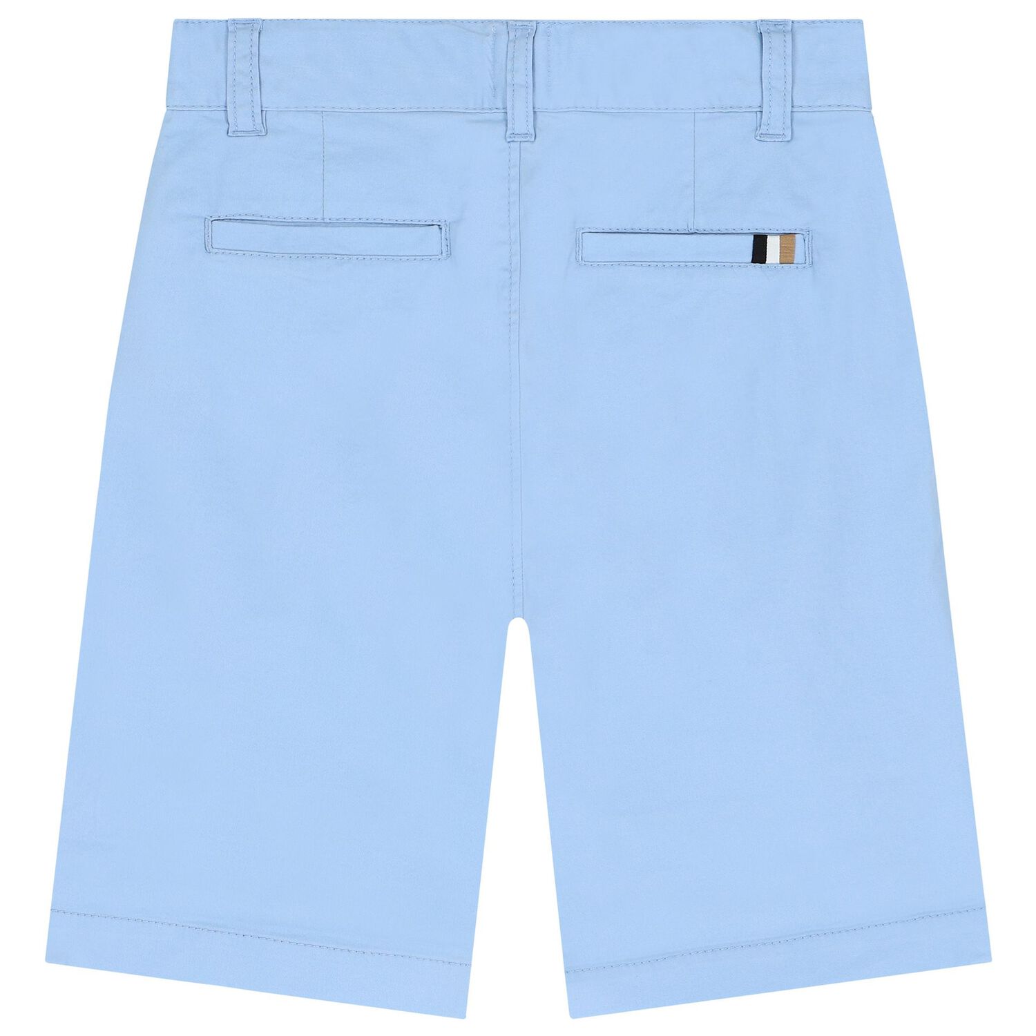 Boys Pale Blue Chino Shorts, 2, hi-res image number null