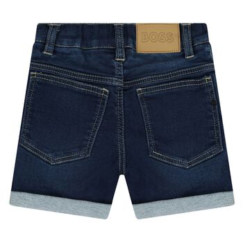 Younger Boys Blue Denim Shorts