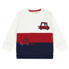 Baby Boys Ivory, Navy Blue & Red Tracksuits ( 2-Pack ), 1, hi-res
