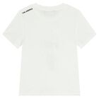 Boys White Ikonik Karl T-Shirt, 2, hi-res