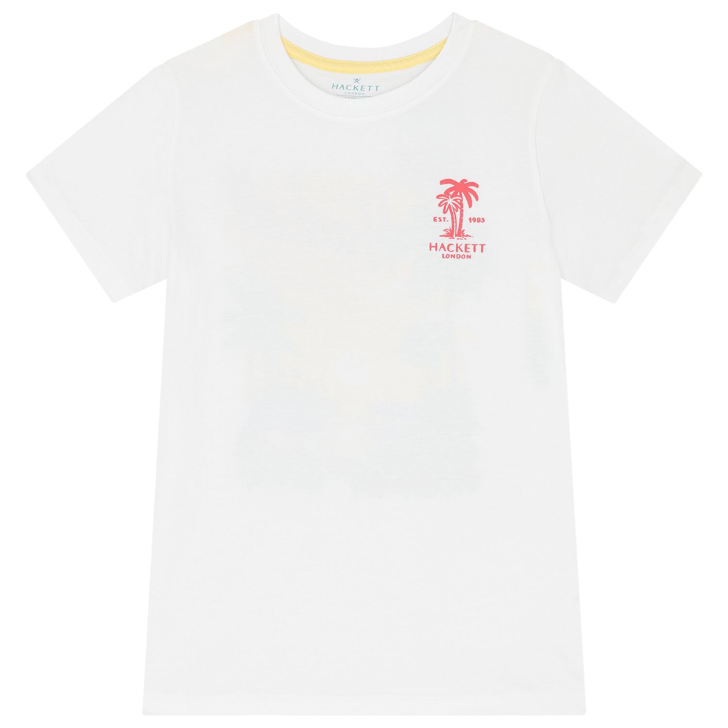 Boys White Logo T-Shirt, 1, hi-res