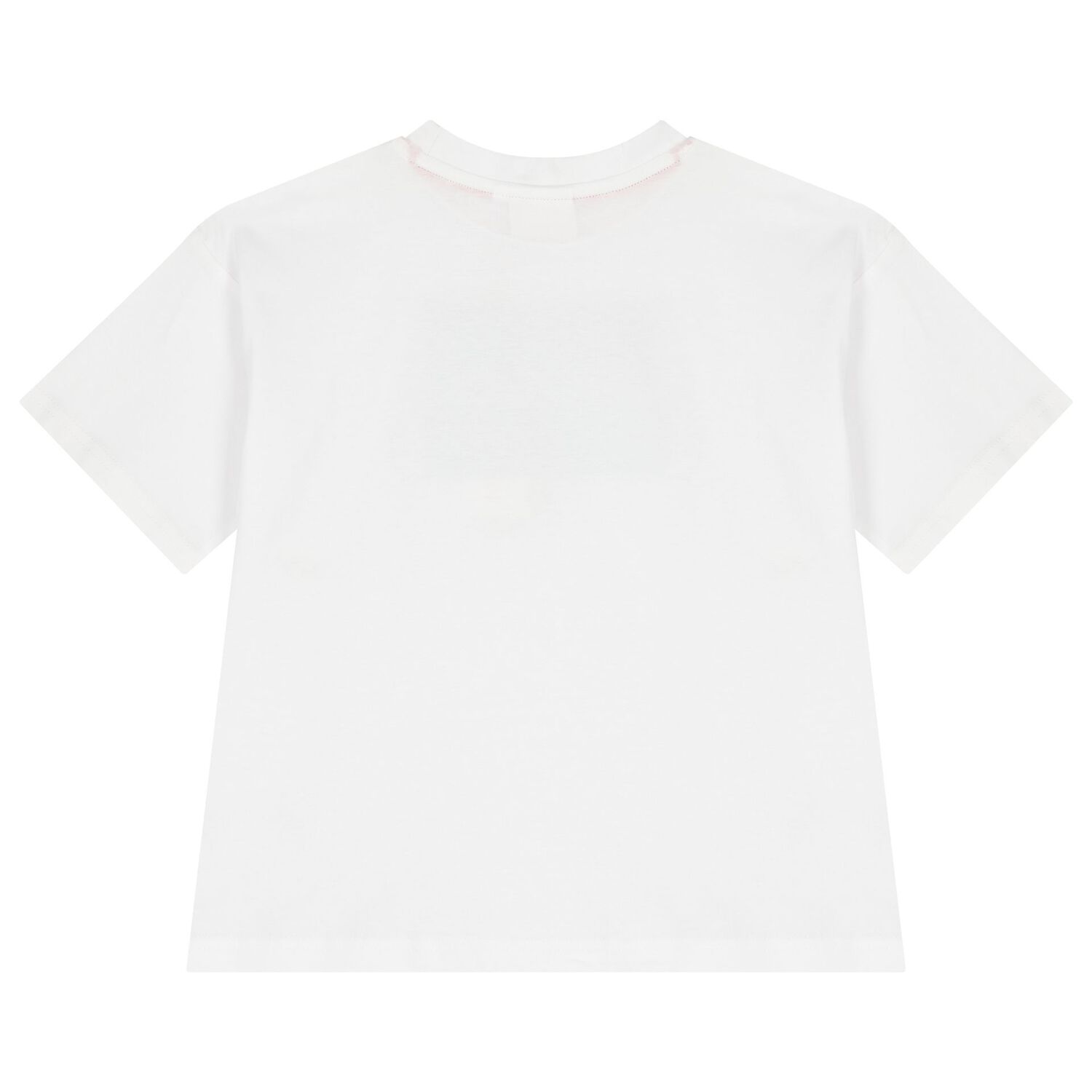 Boys White Logo T-Shirt, 1, hi-res