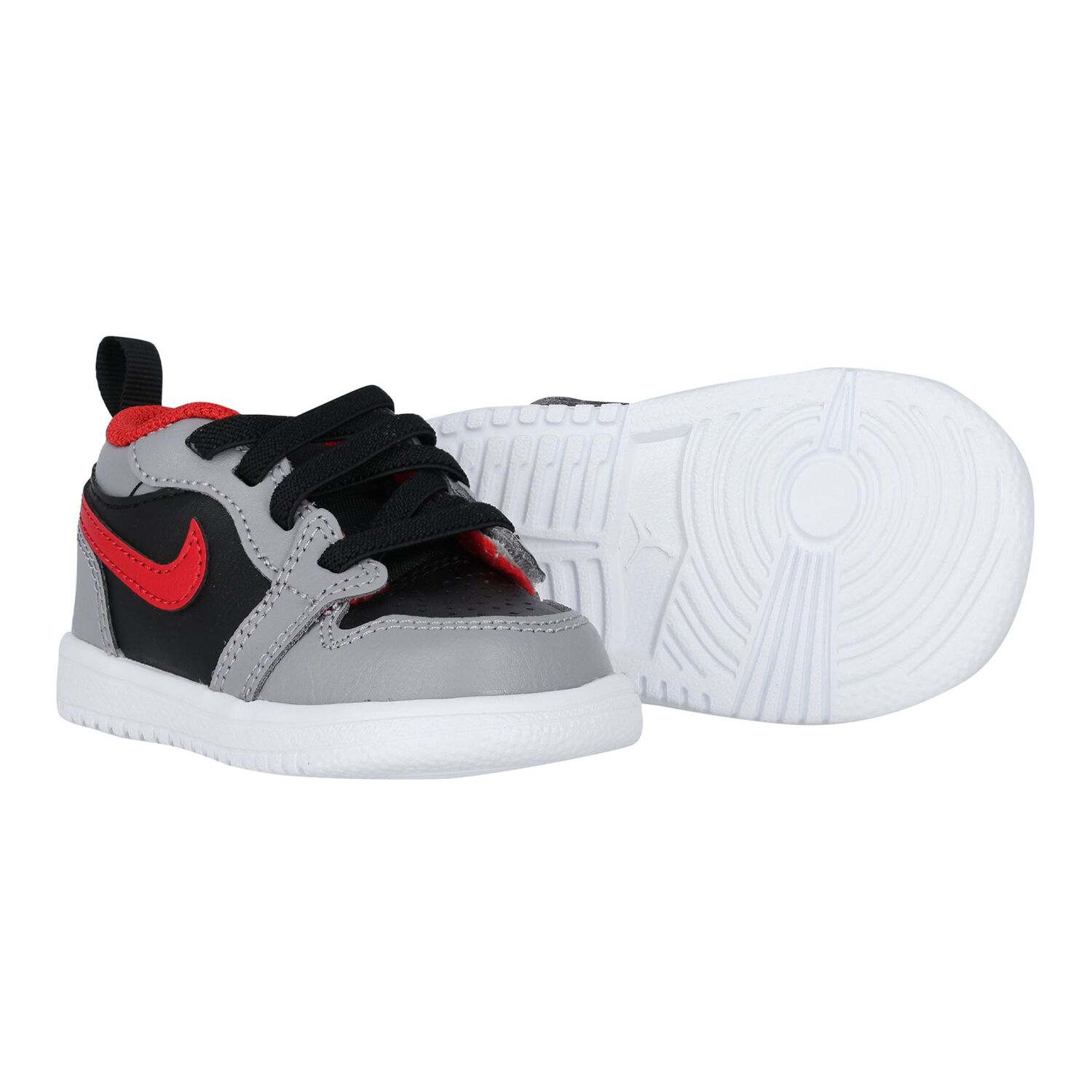 Black, Grey & Red Air Jordan 1 Low Alt Trainers, 1, hi-res