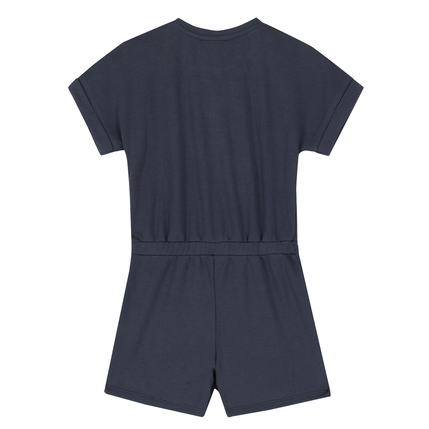 Girls Grey Tiger Playsuit, 1, hi-res