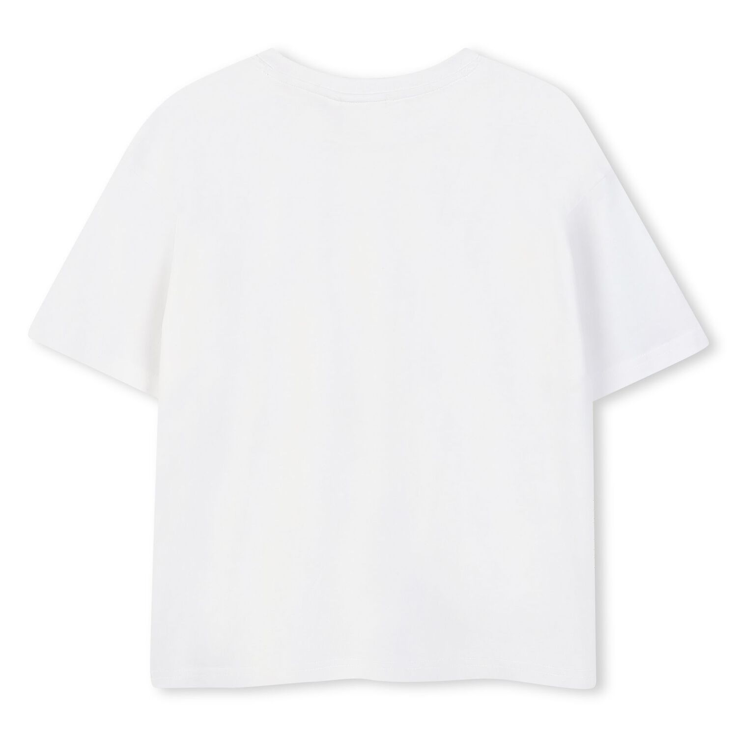 Boys White Logo T-Shirt, 2, hi-res image number null