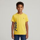Boys Yellow Logo T-Shirt, 3, hi-res