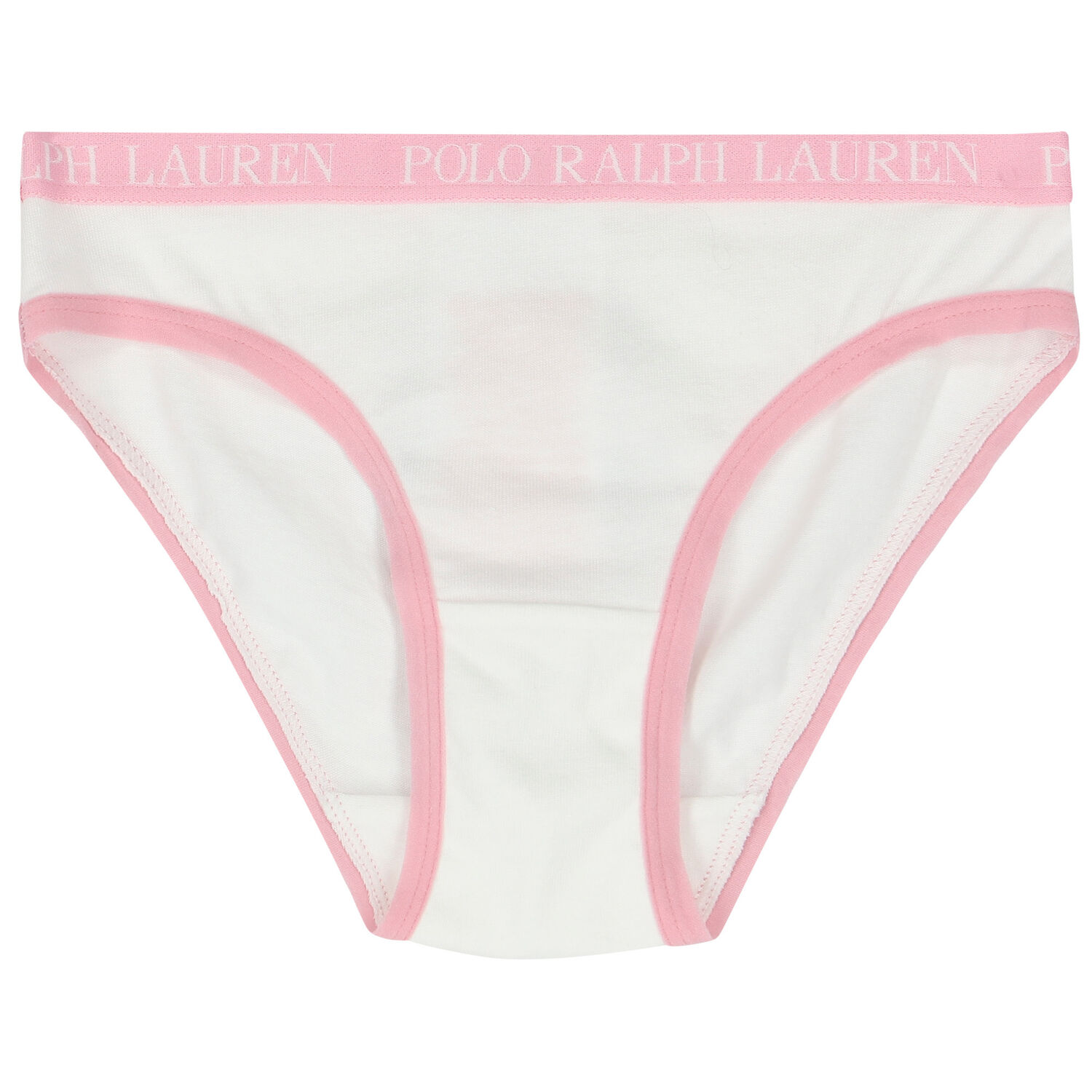 Girls Pink & White Bikini Brief ( 3-Pack ), 1, hi-res image number null