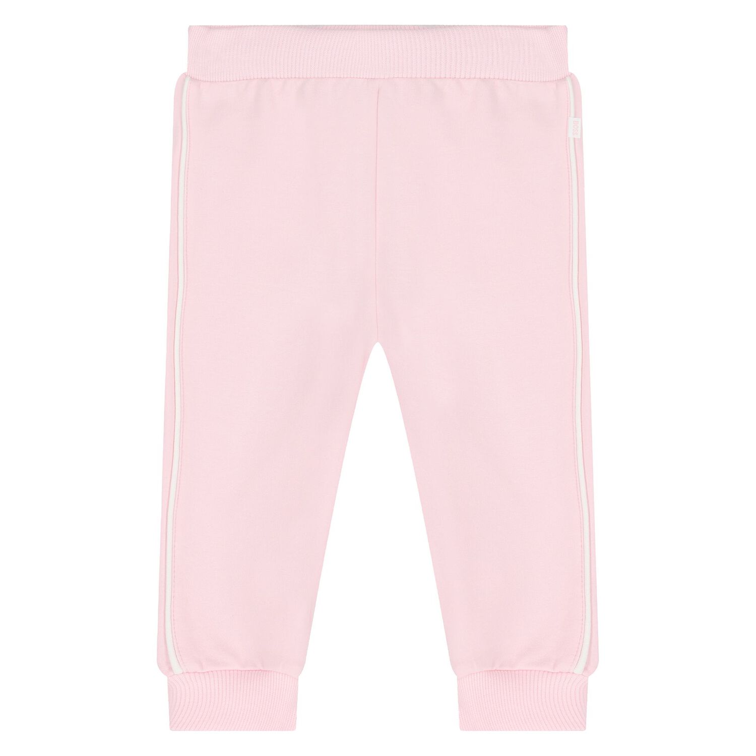 Younger Girls Pink & White Logo Tracksuit Set, 1, hi-res image number null