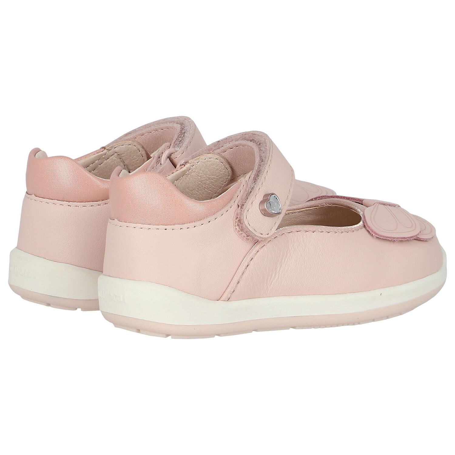 Baby Girls Pink First Steps Shoes, 2, hi-res image number null
