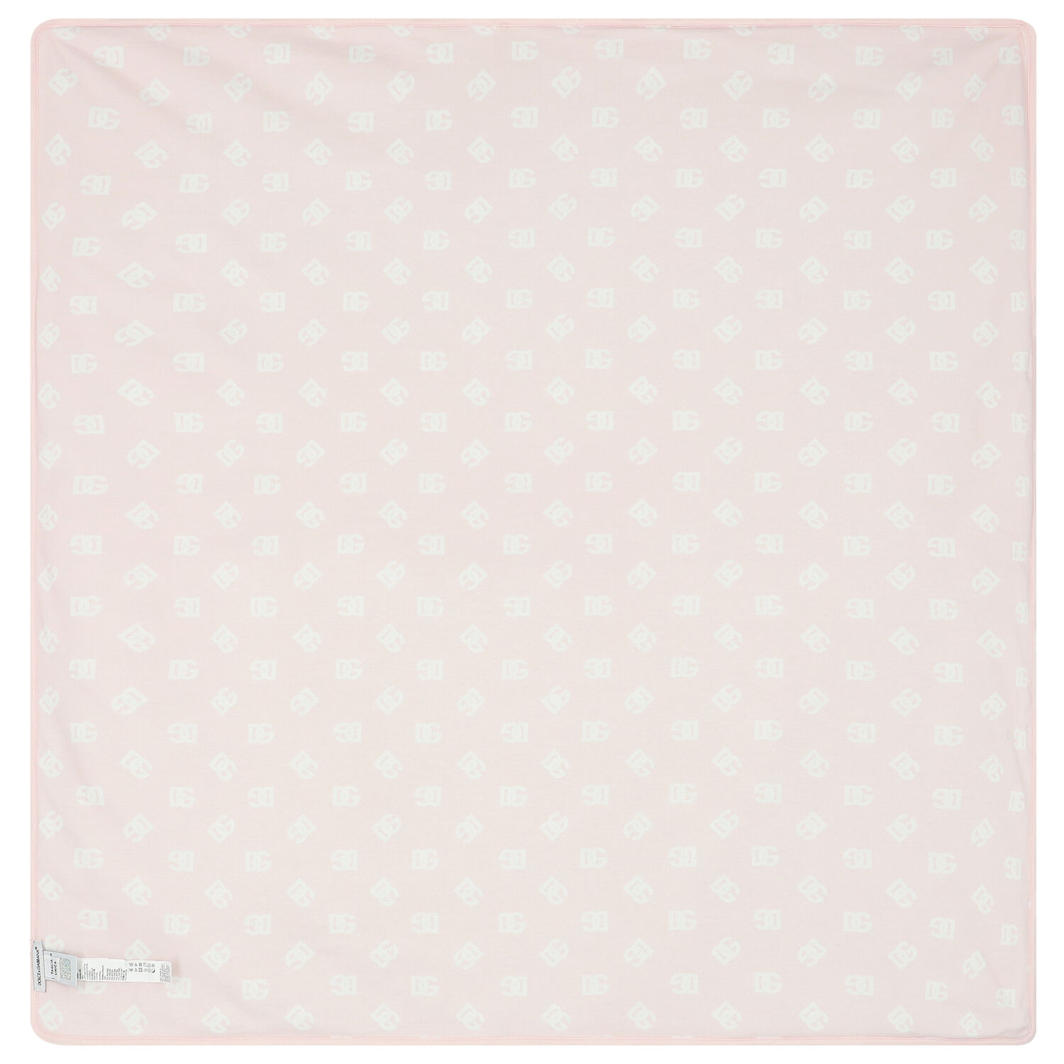 Baby Girls Pink & Ivory Logo Blanket, 1, hi-res