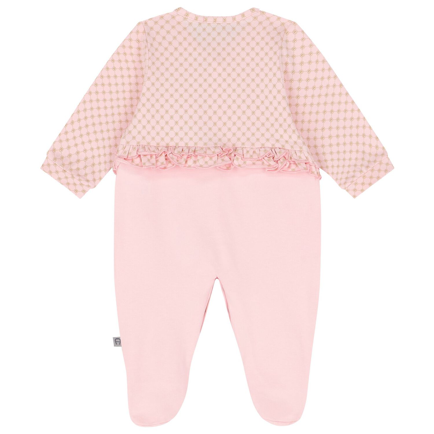 Baby Girls Pink Logo Babygrow, 2, hi-res image number null
