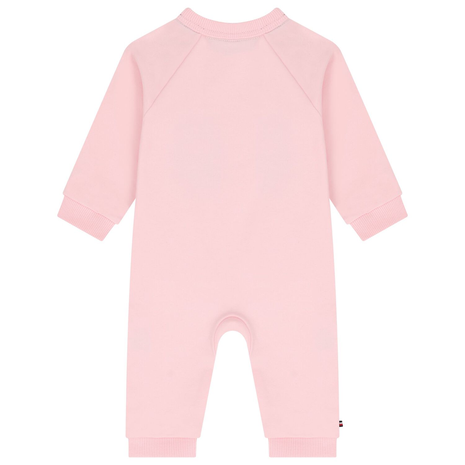 Baby Girls Pink Logo Romper, 2, hi-res