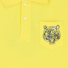 Boys Yellow Tiger Polo Shirt, 1, hi-res