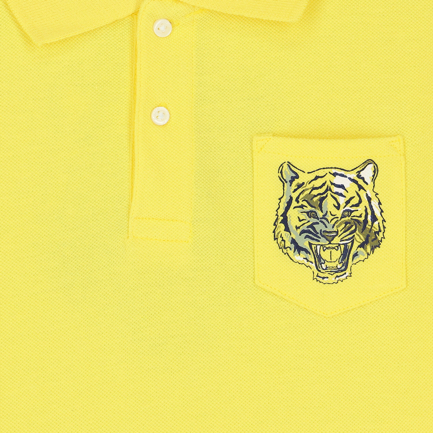 Boys Yellow Tiger Polo Shirt, 1, hi-res
