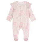 Baby Girls Pink & White Babygrow Gift Set , 1, hi-res