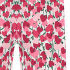 Girls Ivory & Pink Hearts Leggings, 1, hi-res