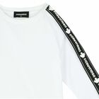Boys White Long Sleeve Top, 1, hi-res