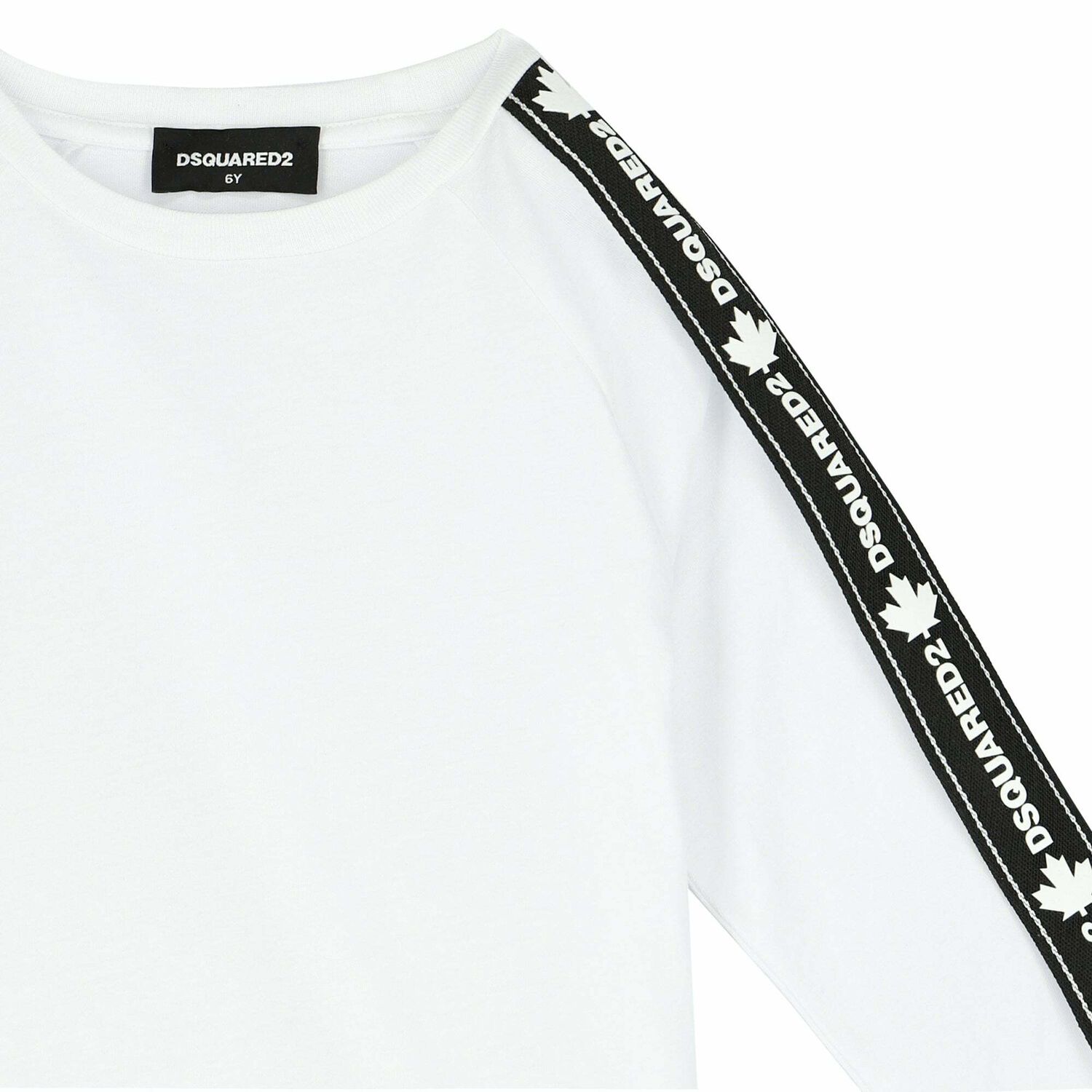 Boys White Long Sleeve Top, 1, hi-res image number null