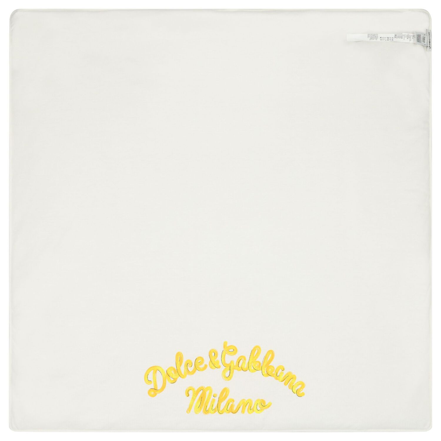 White & Yellow Majolica Baby Blanket, 1, hi-res