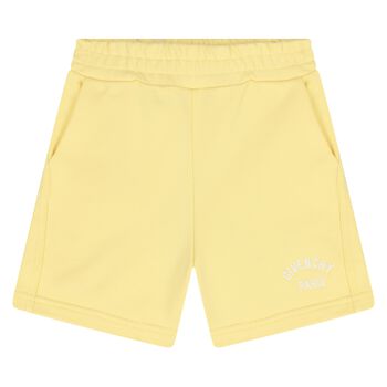 Younger Boys Yellow Logo Shorts