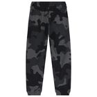 Black & Grey Camouflage Logo Joggers, 1, hi-res