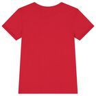Boys Red Logo T-Shirt, 1, hi-res