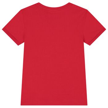 Boys Red Logo T-Shirt