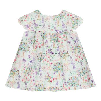 Baby Girls White Floral Dress