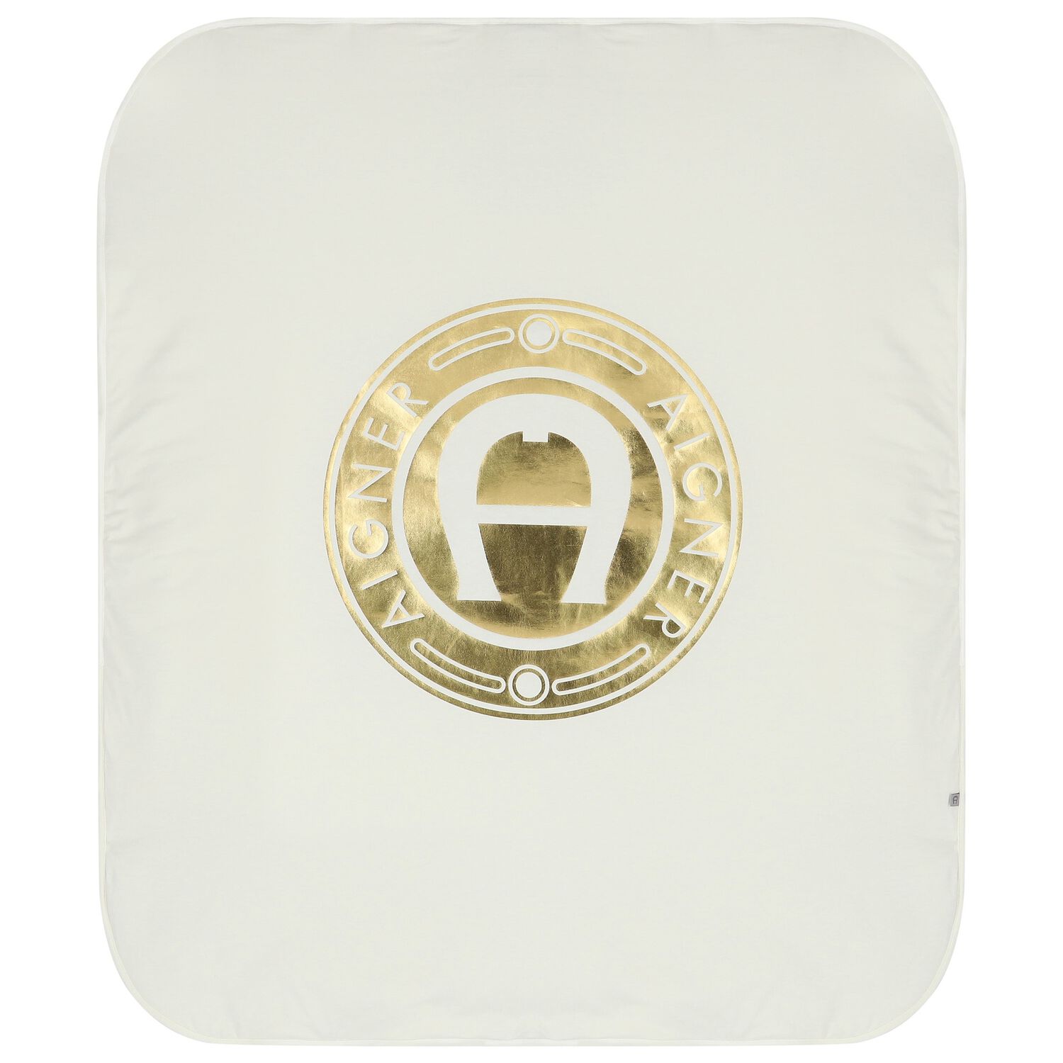 Ivory & Gold Logo Blanket, 1, hi-res image number null
