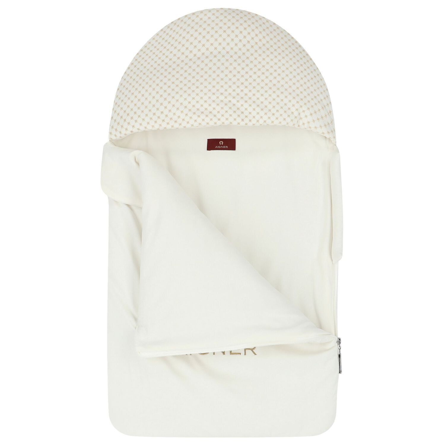 Ivory & Gold Logo Baby Nest, 3, hi-res