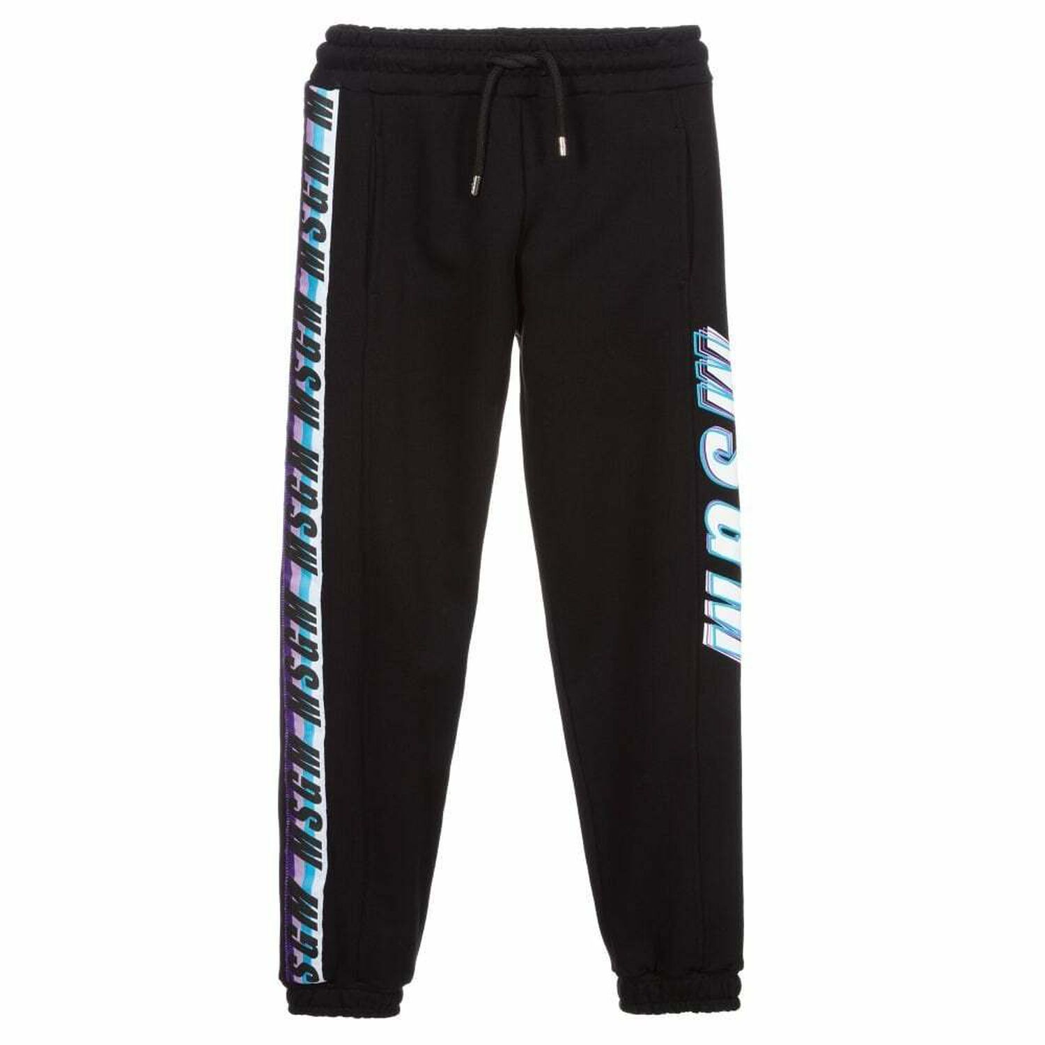 Boys Black Logo Joggers, 1, hi-res image number null