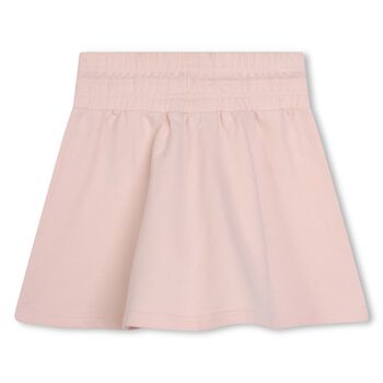 Girls Pink Logo Skirt