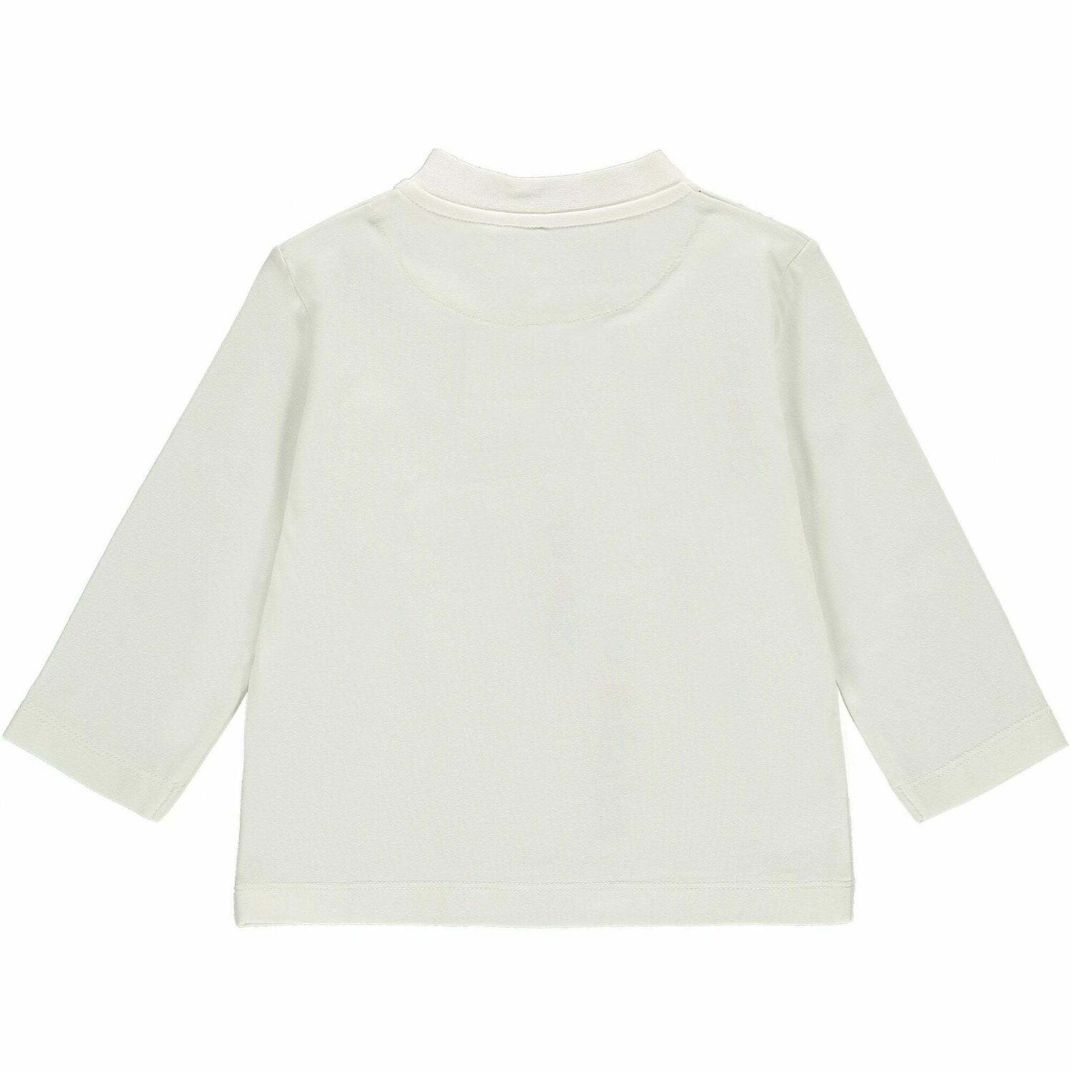 Boys White Logo Top, 1, hi-res