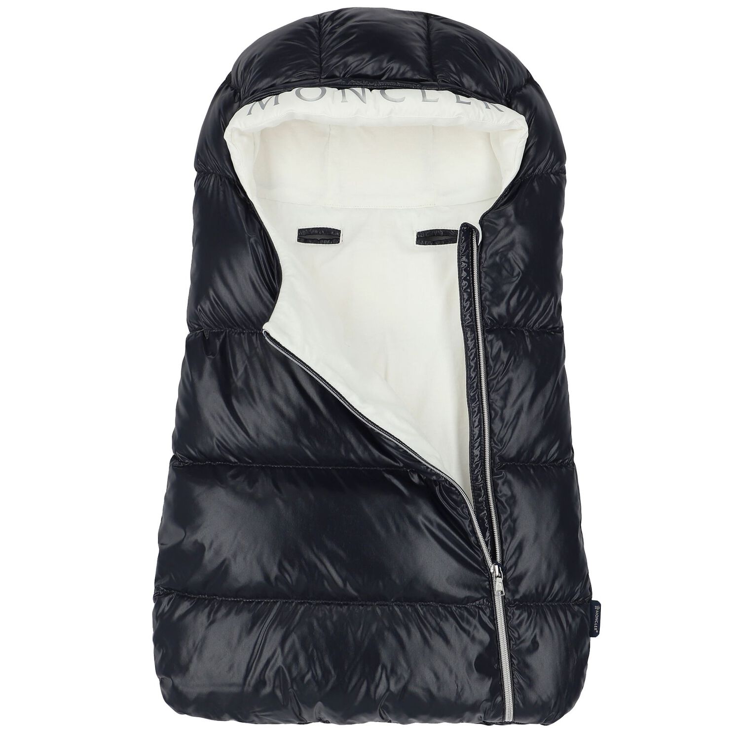 Navy Blue & Ivory Down Padded Baby Nest, 1, hi-res image number null