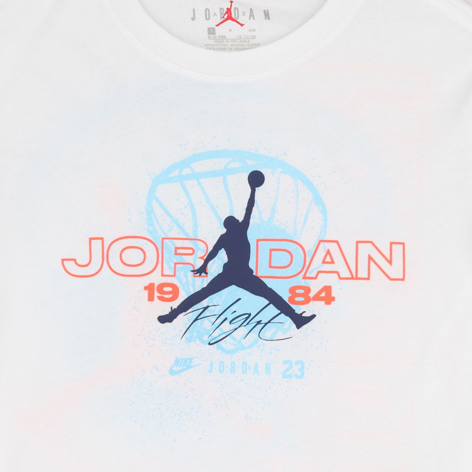 Boys White Jordan Logo T-Shirt , 1, hi-res