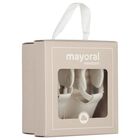 Baby Girls White Sandals, 1, hi-res