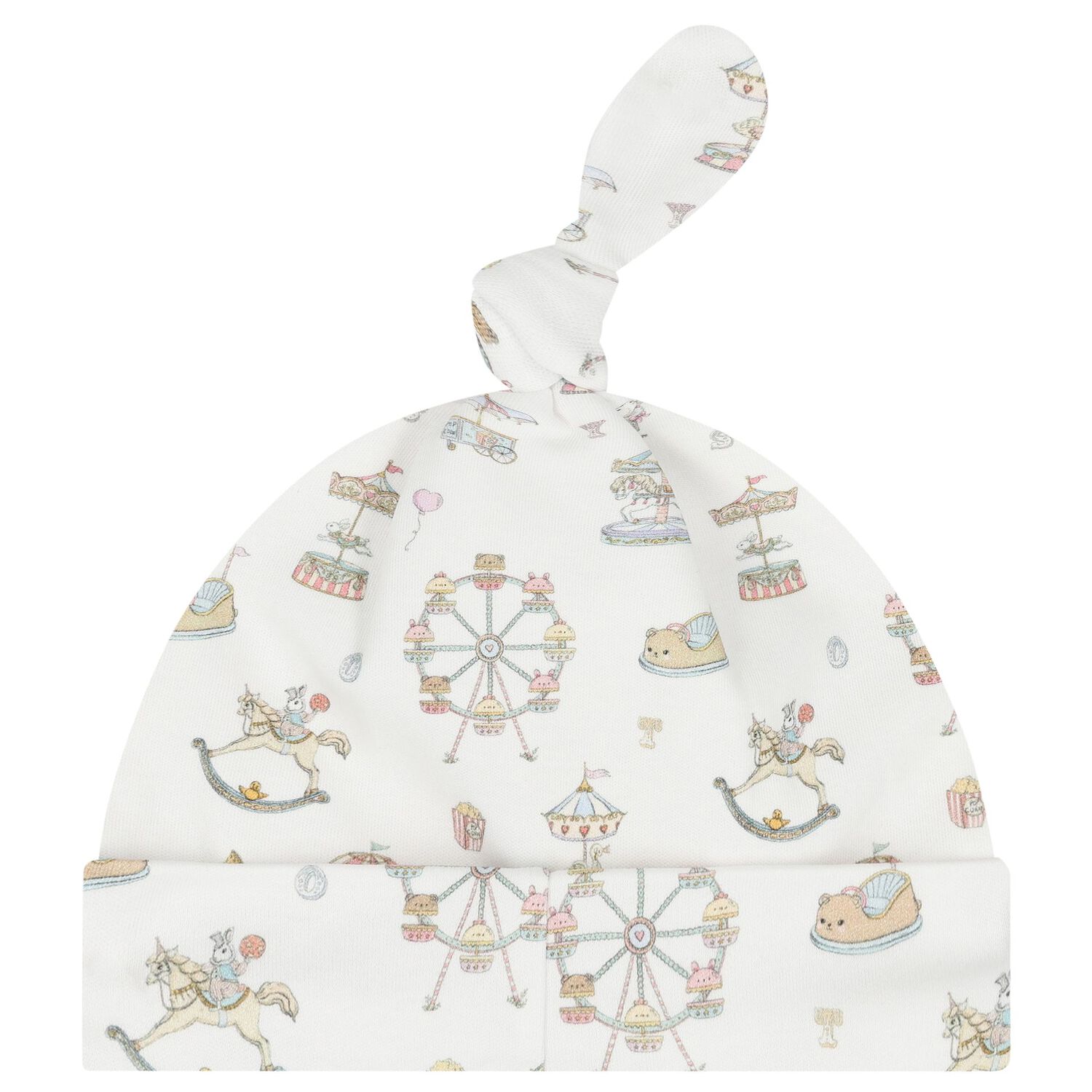 White Carousel & Hot Air Balloon Babygrow Gift Set, 1, hi-res