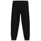 Girls Black Logo Joggers, 1, hi-res