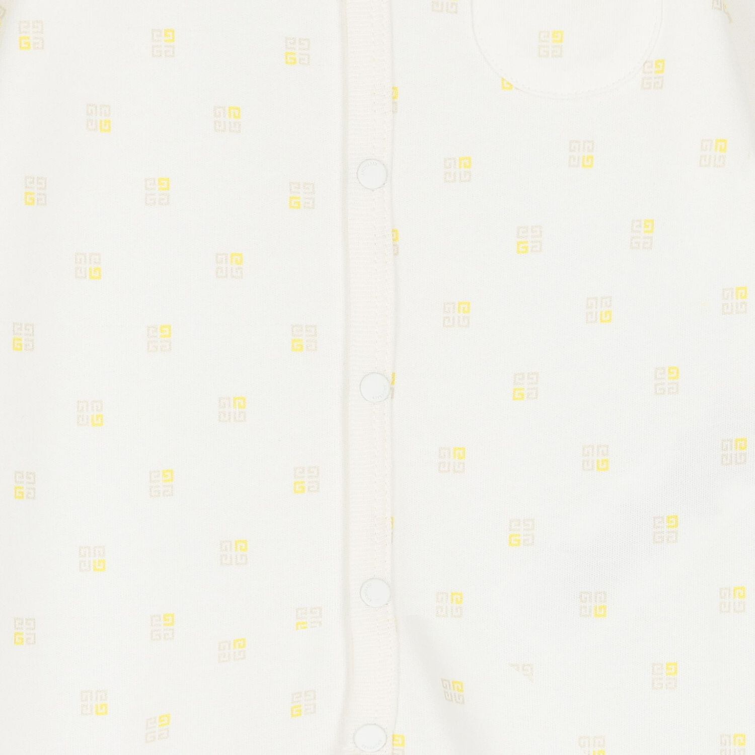 White Logo Babygrow, 1, hi-res