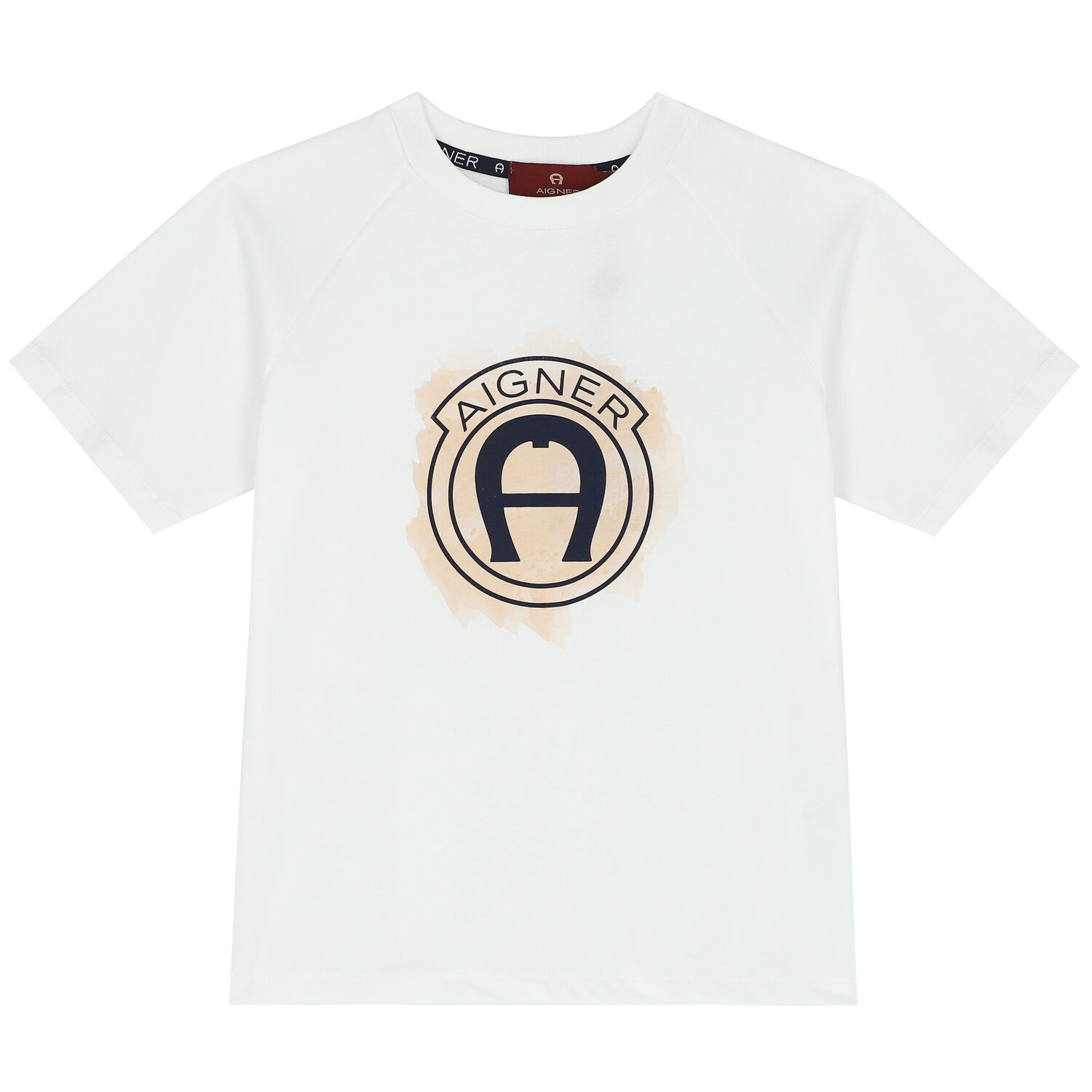 Boys White Logo T-Shirt, 1, hi-res